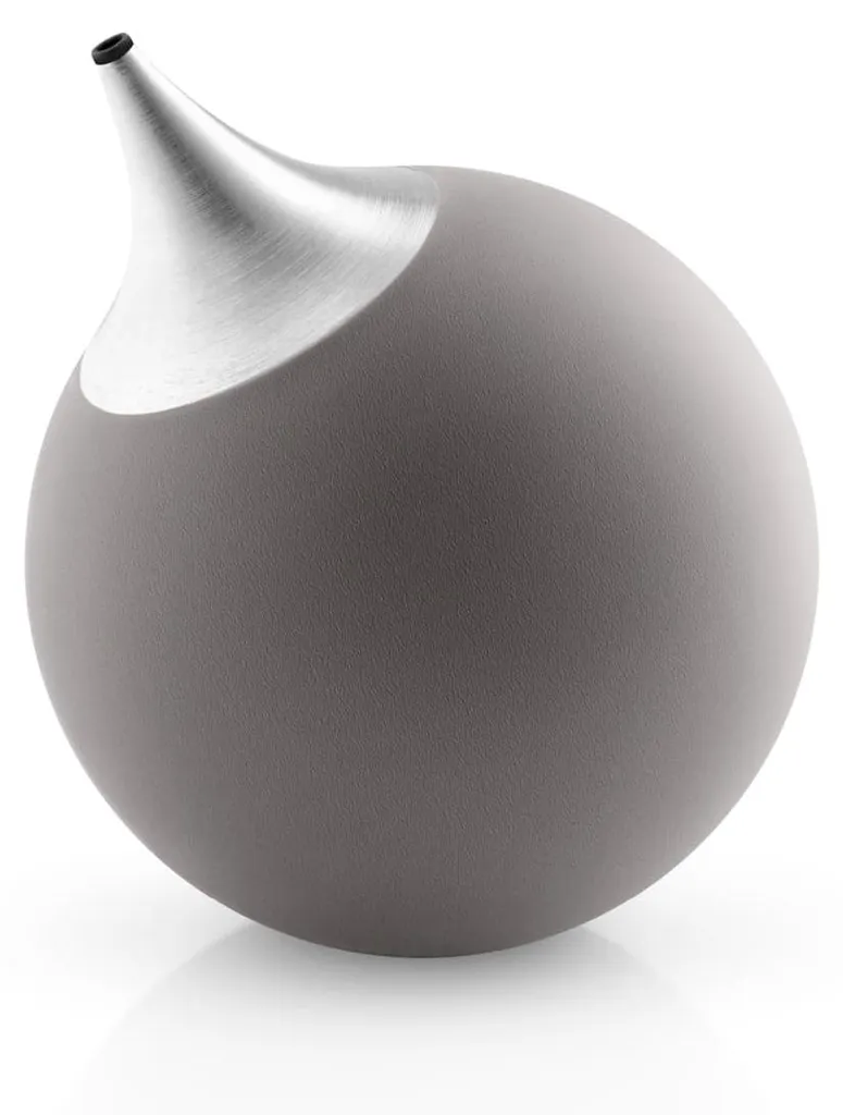 Distributeur de savon pour cuisine et salle de bain gris en silicone mat