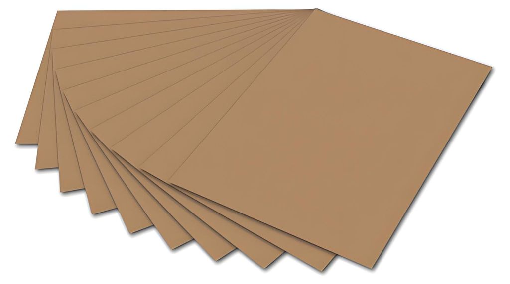 Folia Paper - Foto Carton Folia 2Z 50x70cm 300gr Nr75 Hell Brown | 10 Stück