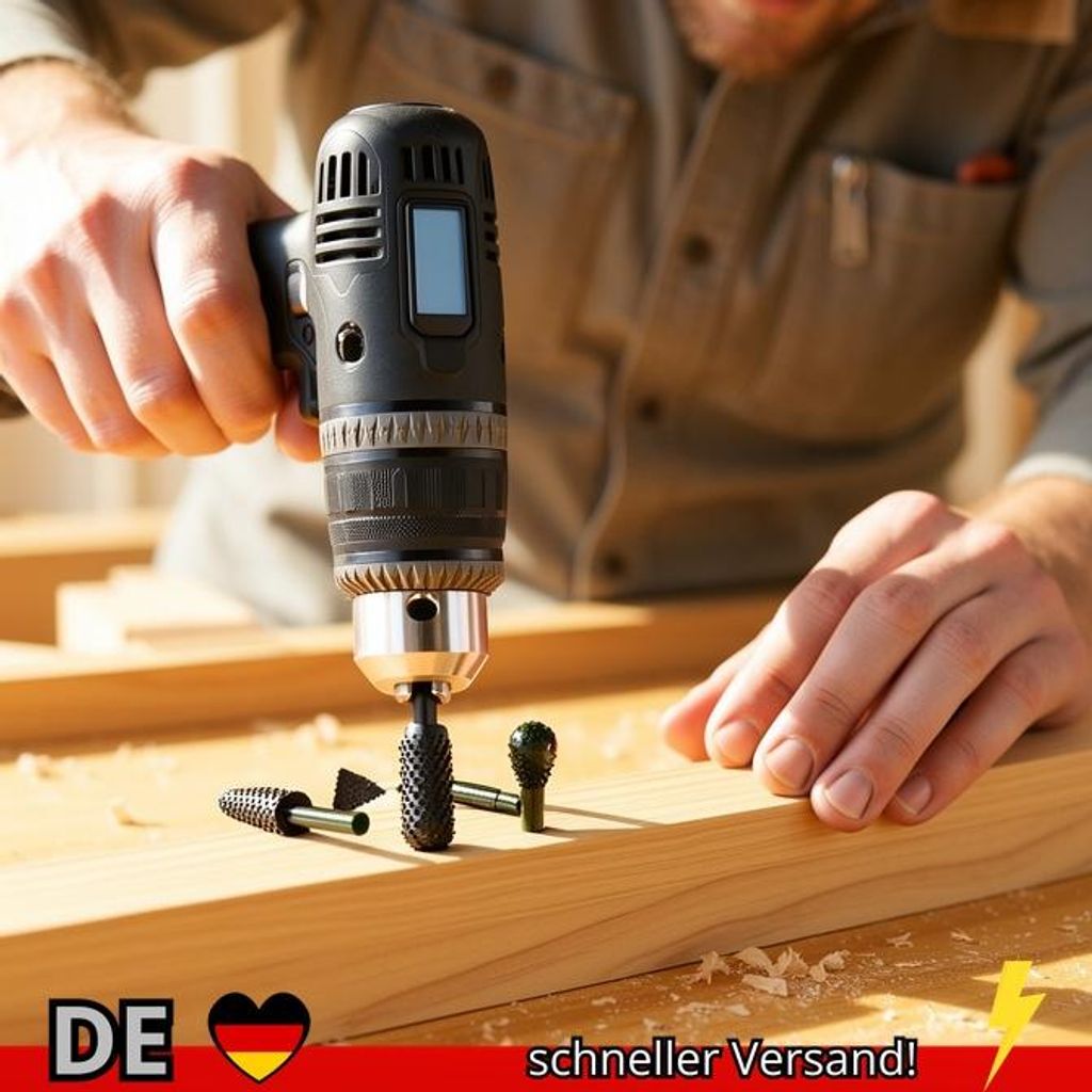 Holzbohrer Set 5tlg 1/4'' Holzbearbeitung Messer