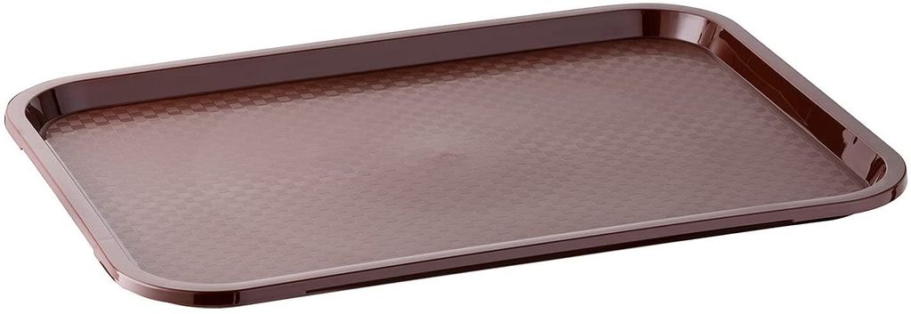 APS Fast Food-Tablett, GN 1/1, braun, Höhe: 20 mm, Länge: Immagine del prodotto 