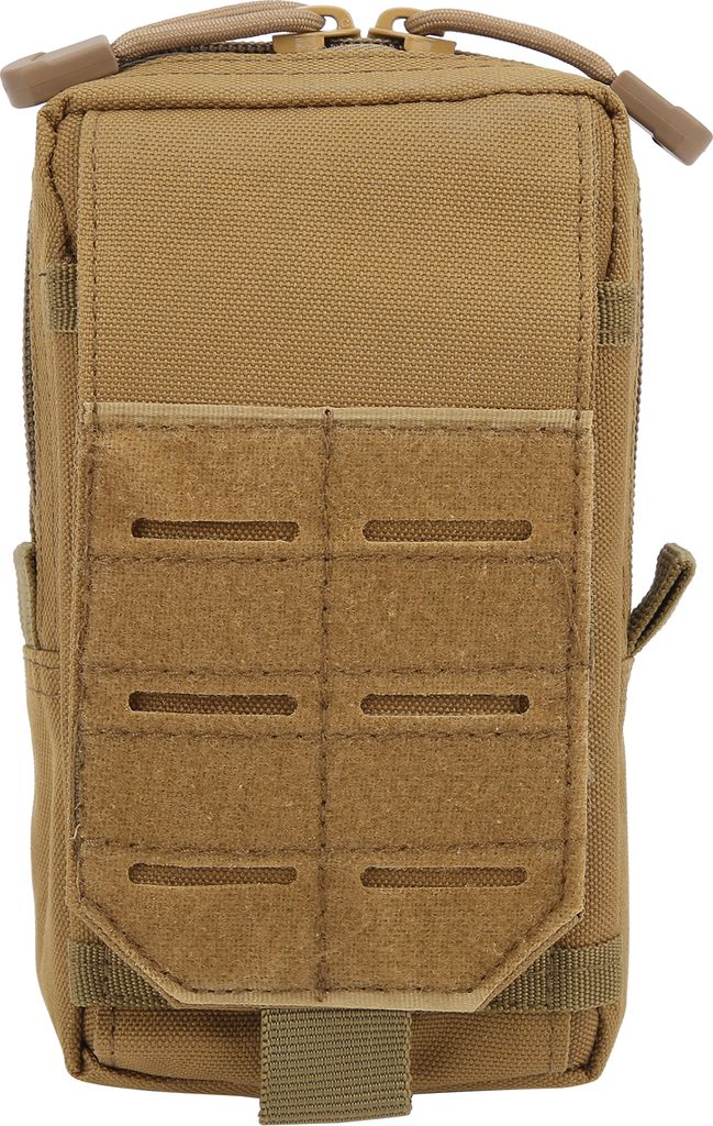 Military Mobiltelefon Beutelzellen Utility Taillenbeutel mit Kartensteckplatz EDC Men Vest Packtan