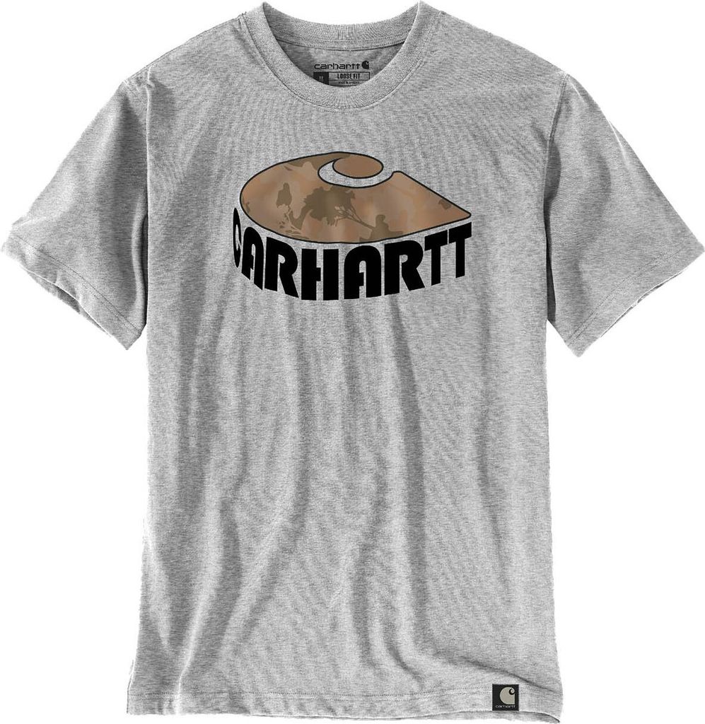 CARHARTT Bekleidung 106155-HGY Carhartt Camo hellgrau Größe