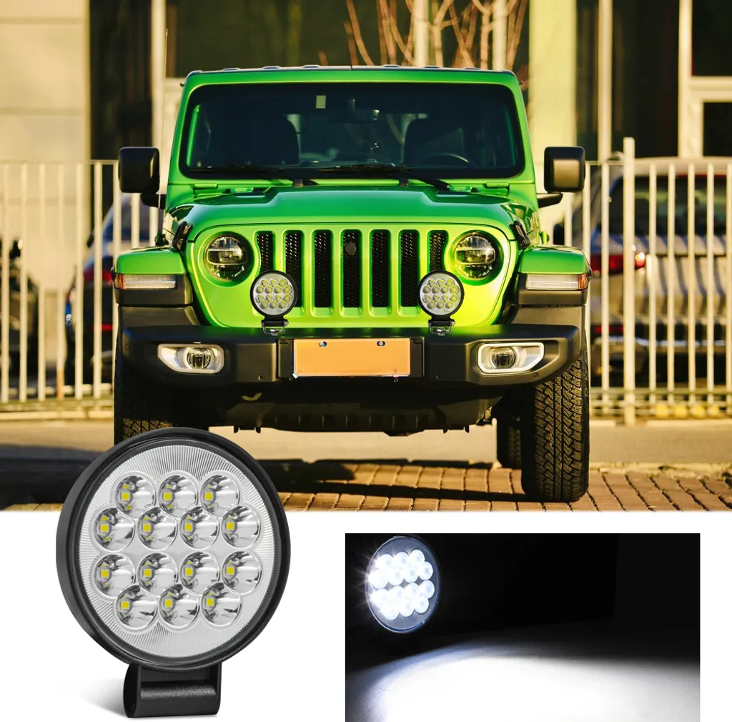 Faro LED 140W Rotondo 3.3'' Alluminio IP67 per Camion e 4x4
