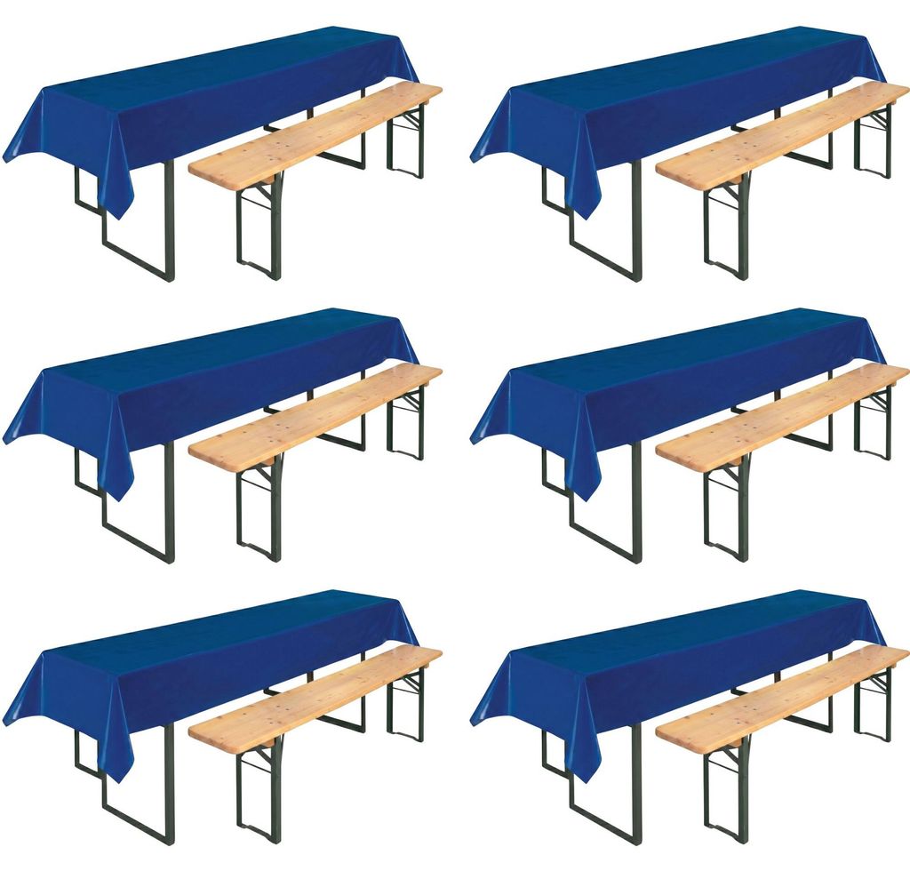 , Partytischdecke, für Biertischgarnituren, 100x250cm, Produktbild 