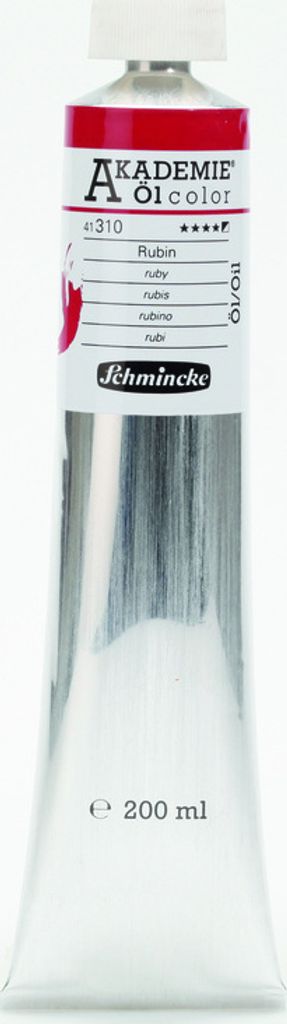 Schmincke 200ml AKADEMIE Öl color Rubin Öl 41 310 015