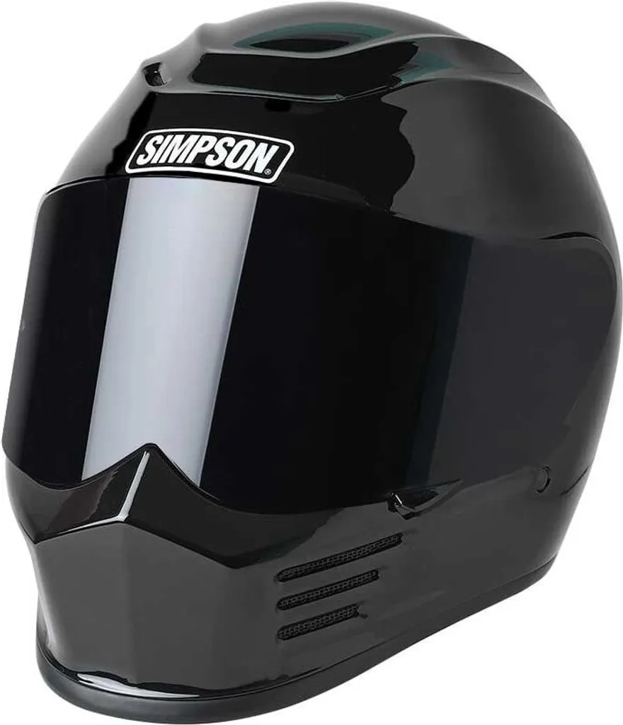 Casque Intégral Simpson Speed 06 Noir Mat Taille L pour Motard Exigeant
