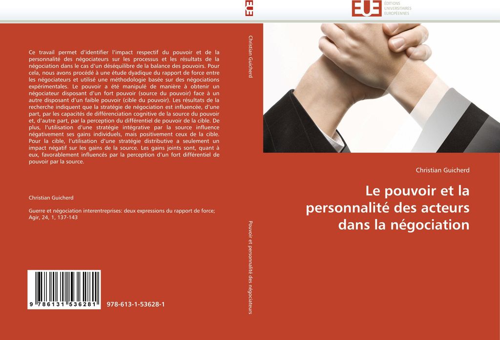 Le pouvoir et la personnalité des acteurs dans la négociation