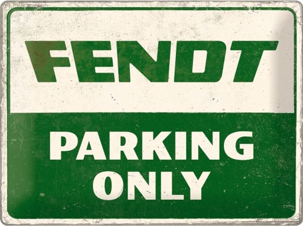 Nostalgic-Art - Blechschild 30 x 40 cm - Fendt - Fendt Parking Only