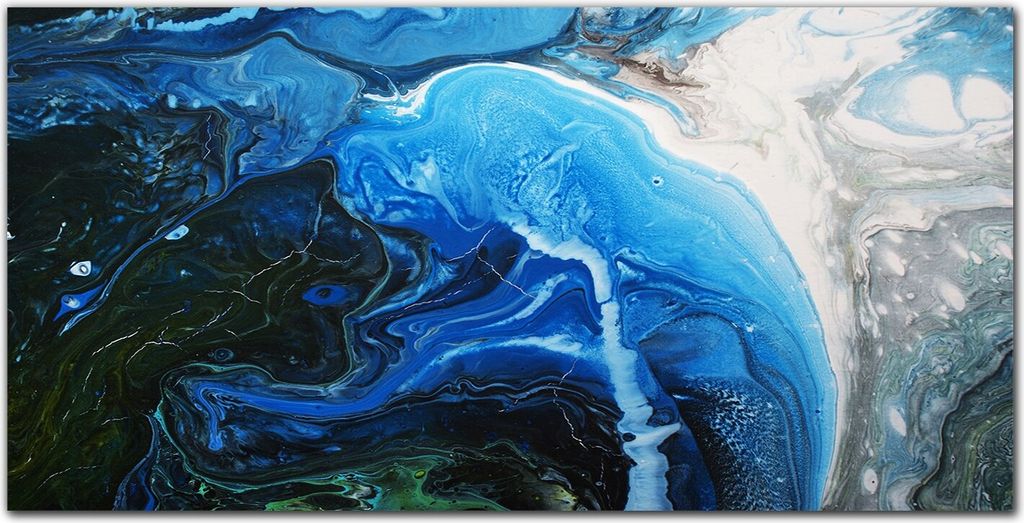 Coloray Bild aus Acryl 140 cm x 70 cm - Bild auf Acrylglas Gehärtetes Acryl Wohnzimmer Küche Dekoration Wanddekoration - Flüssigkeit