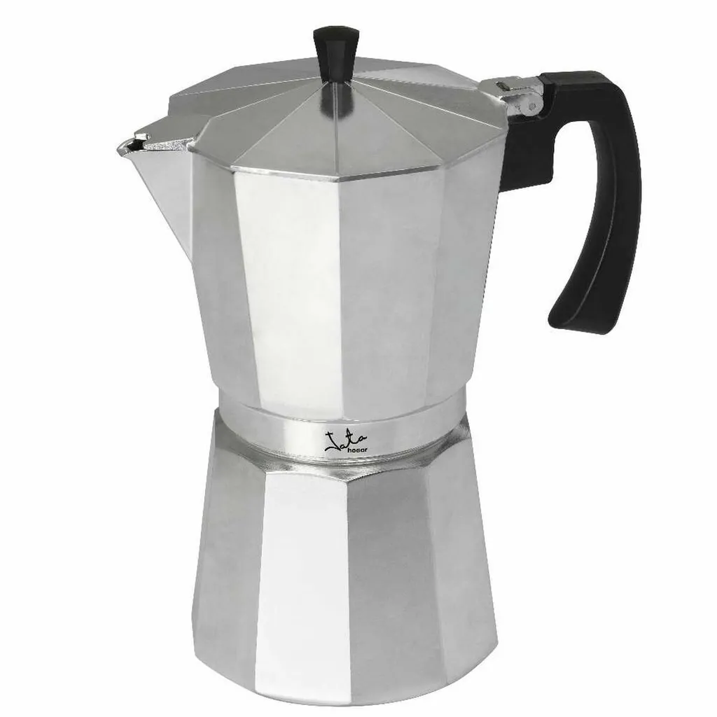 Cafetière Moka JATA CCA9 en Aluminium Argenté Classique pour Expresso