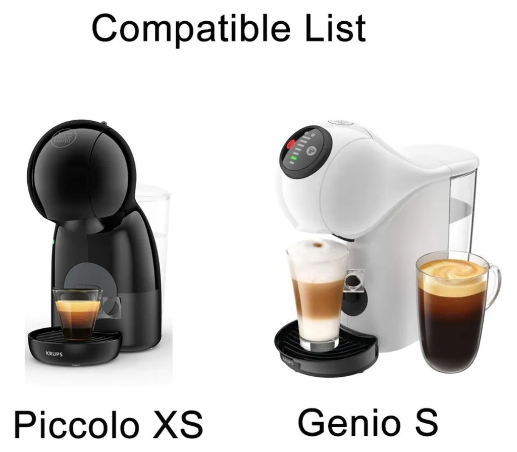 Plateau Café en PP Noir Résistant 10x8x6 cm pour Système Dolce Gusto - 8