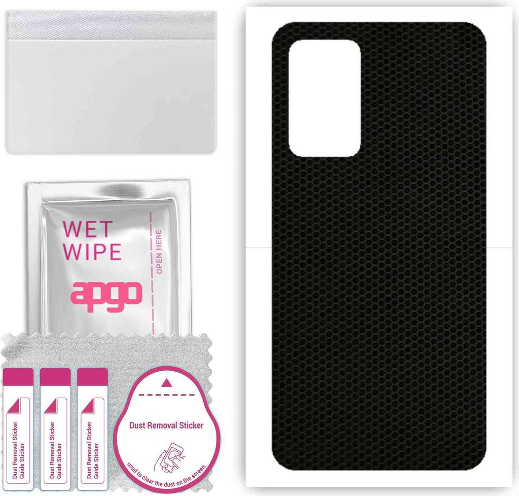 apgo Rückseite Schutzfolie, Skin, kompatibel mit Oukitel C21, Hinten Displayschutzfolie aus Vinylfolie, kratzfest, einfache Montage - Matrix