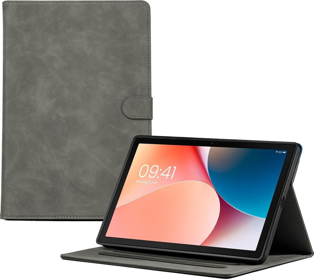 LBH Tablet Schutzhülle für Samsung Galaxy Tab A9 2023 8.7 Zoll Cover Case Schutz Tablet Farbe: Grau