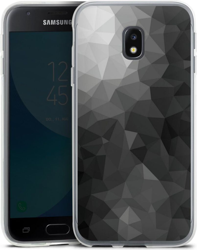 DeinDesign Handyhülle für Samsung Galaxy J3 Duos (2017) Silikon Hülle Case Smartphone Schutzhülle Mosaik Muster Tarnmuster