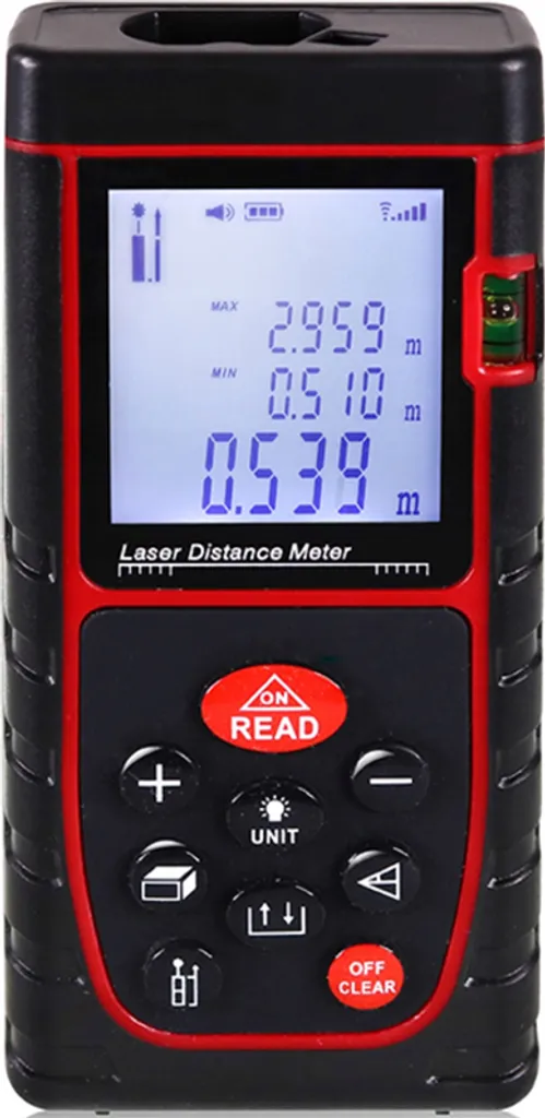 Télémètre laser 40M avec écran LCD rétro-éclairé et modes multiples - 2