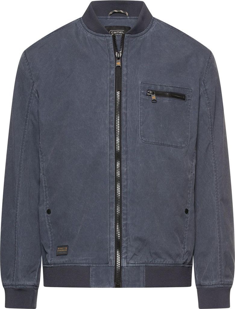 Camel active Bomberjacke blau mit Brusttasche Produktbild 