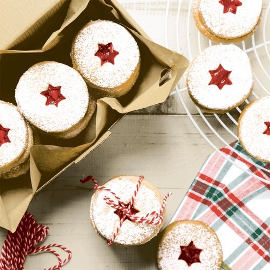 20 Servietten Frosty Cookies - Weihnachtsplätzchen Produktbild 