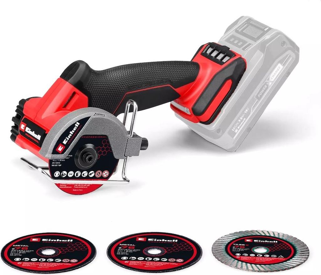 Einhell 4432000, 20000 RPM, 7,6 cm, Akku, 740 g, Image du produit 