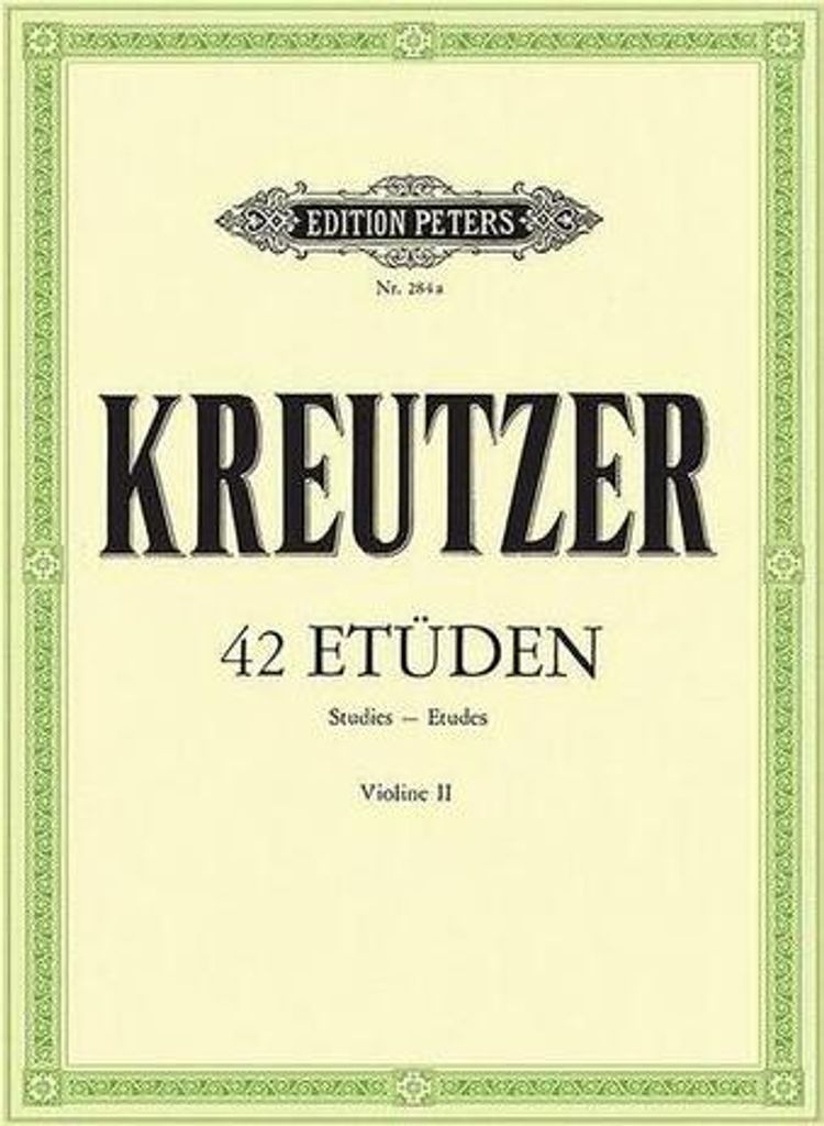 2nd Violin Accompaniment by F. Hermann to 42 Caprices for Violin Solo