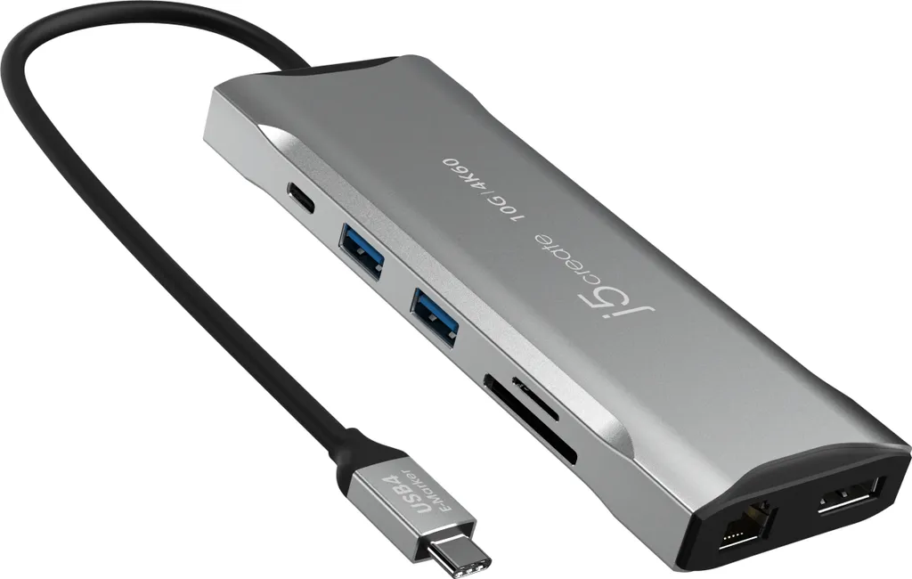Station d'accueil USB-C Multi-Écran j5create JCD397-N de 100W Gris