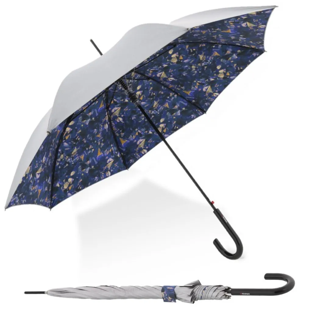 Knirps T.760 Stick Automatic Parapluie Canne UV Heatshield Lapis