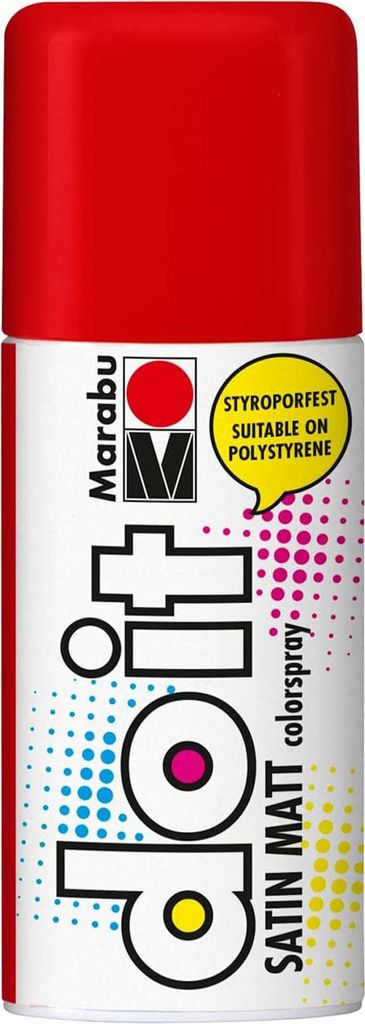 Marabu do it, Rot, Sprühfarbe, Flüssigkeit, 150 ml, 1 Produktbild 