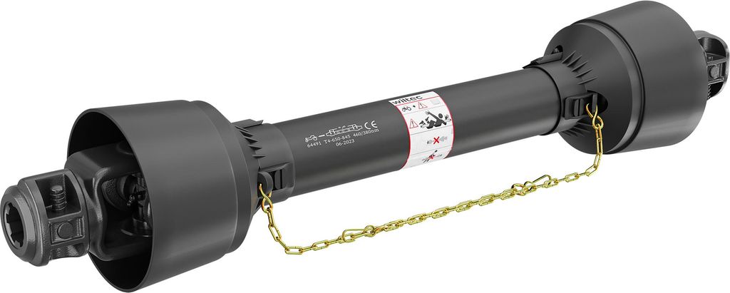 Wiltec Arbre Transmission T4 cardan - longueur 650 mm / 2x Image du produit 