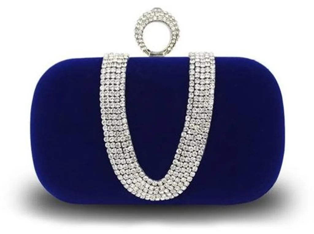Sac à bandoulière bleu brillant rigide : fini les sacs qui se déforment vite