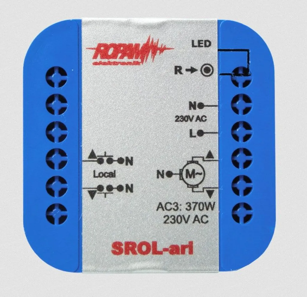 ROPAM SROL-ari Contrôleur Volet Roulant Sans Fil 230VAC IP64 Domotique