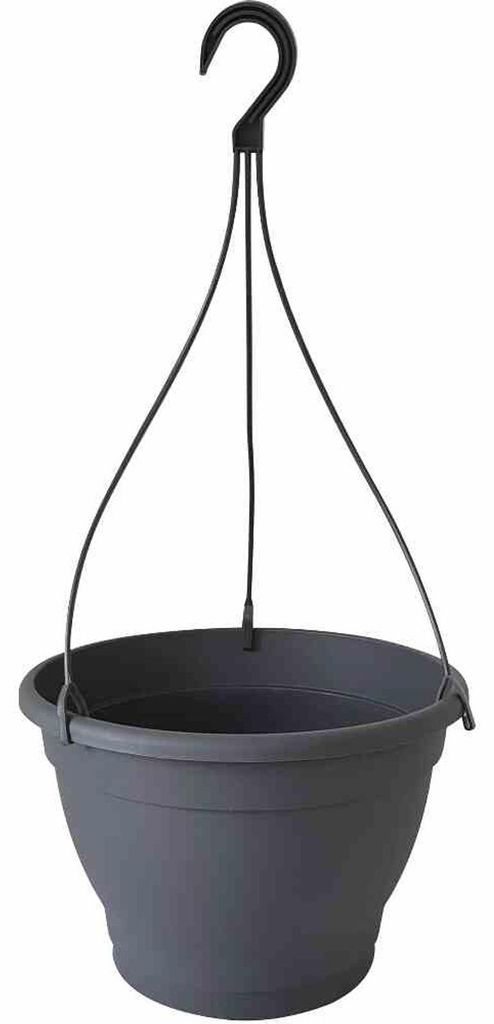 Suspension Ø 25 x 17 cm, anthracite Pot de fleurs en Image du produit 
