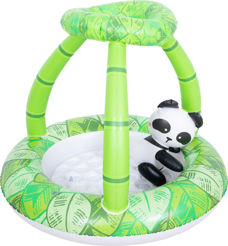 SunClub 51360 Basenik dla dzieci „Panda” z daszkiem, Zdjęcie produktu 