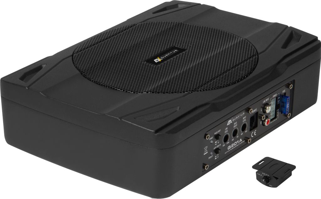ESX Aktiv-Subwoofer 20 cm QUANTUM Untersitz Aktiv-Subwoofer Q-201A