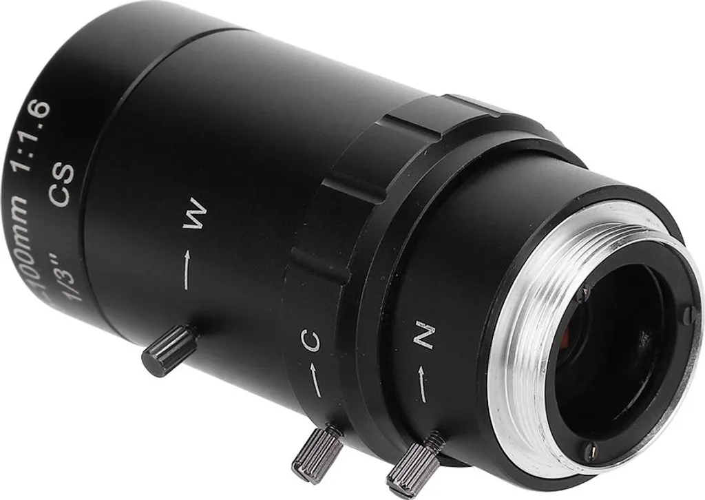 Objectif CCTV 5-100mm en Aluminium avec Zoom et Diaphragme Manuels CS - 3
