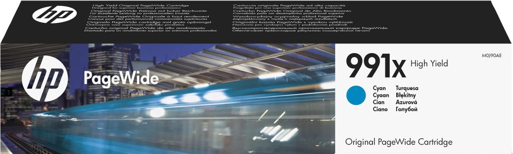 HP 991X High Yield Cyan Original PageWide Cartridge Image du produit 