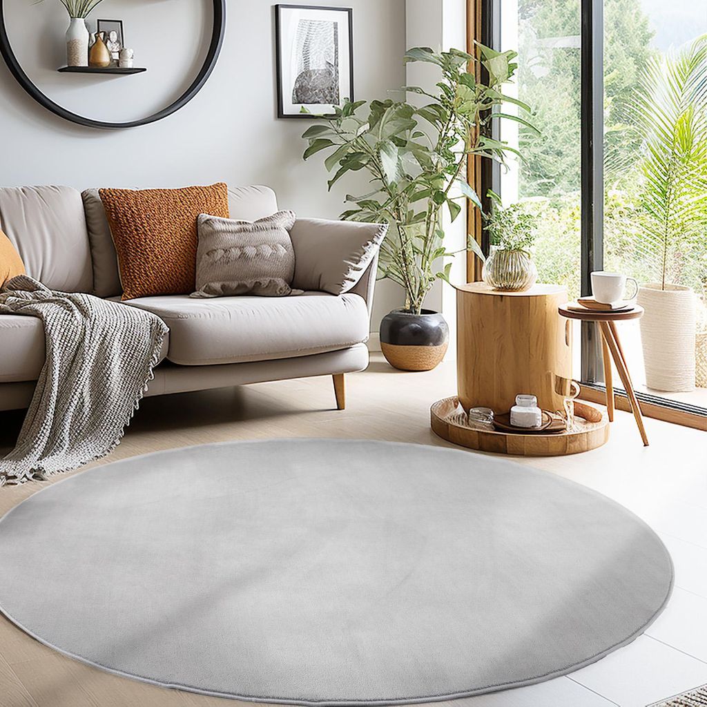 Carpetsale24 Waschbarer Kurzflor Teppich - Rutschfest, Produktbild 