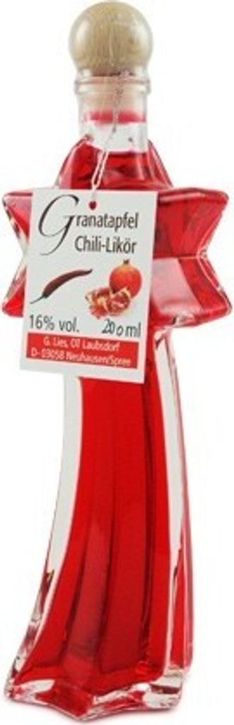 Granatapfel-Chili-Likör in der Sternschnuppe (0,2 l / 16 % Produktbild 