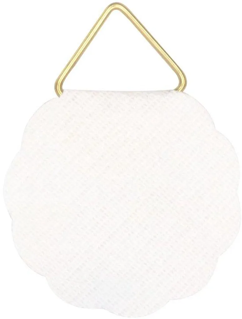 Attaches cadres autocollantes rondes Ø 30 mm en tissu gommé - 10 pcs