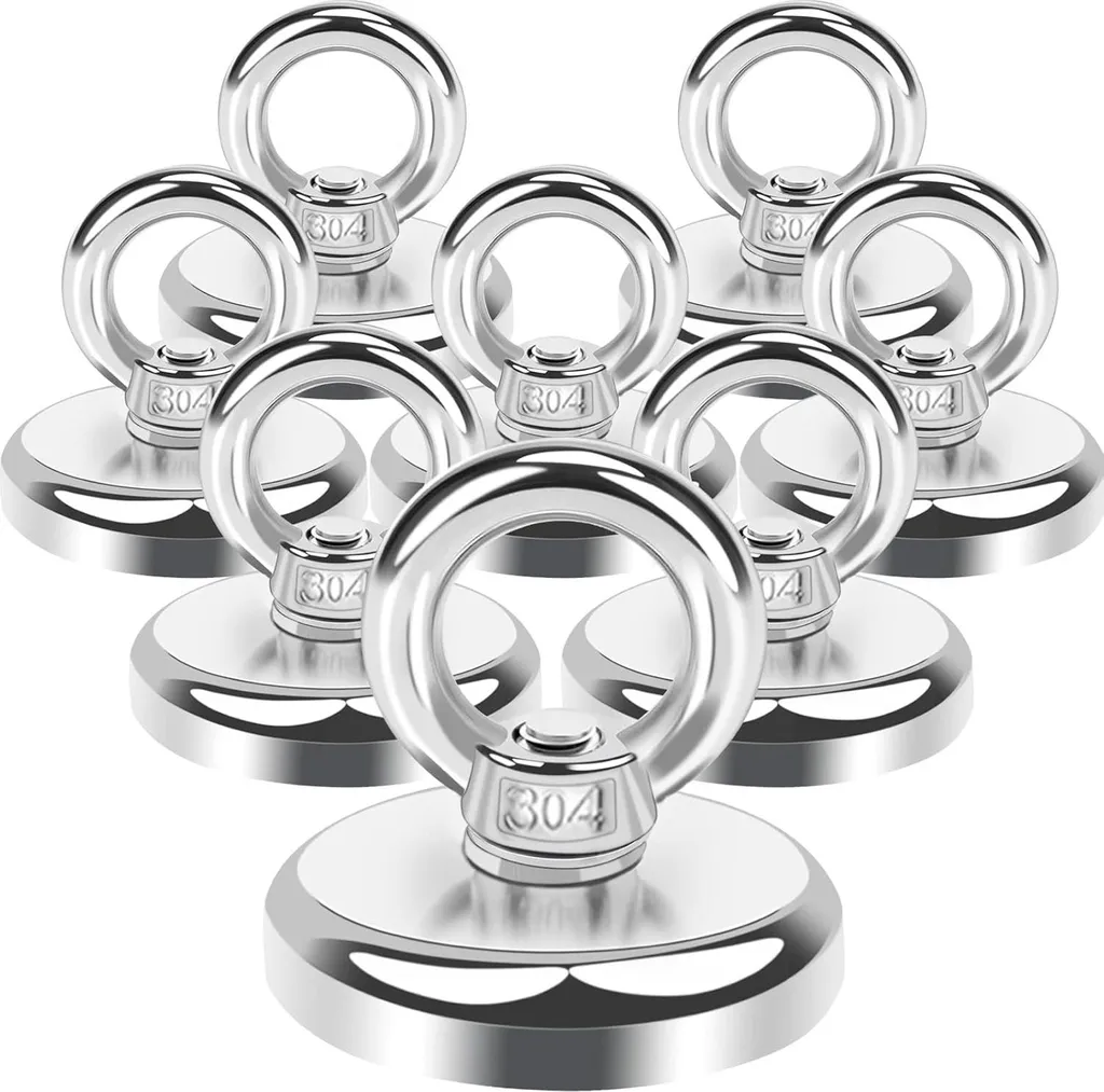 Aimants néodyme puissants extra grip de 32 mm en lot de 8 pièces