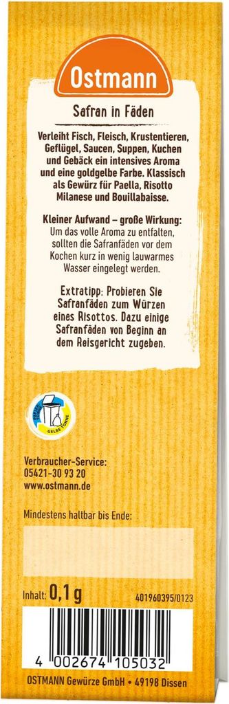 Safran in Fäden Produktbild 