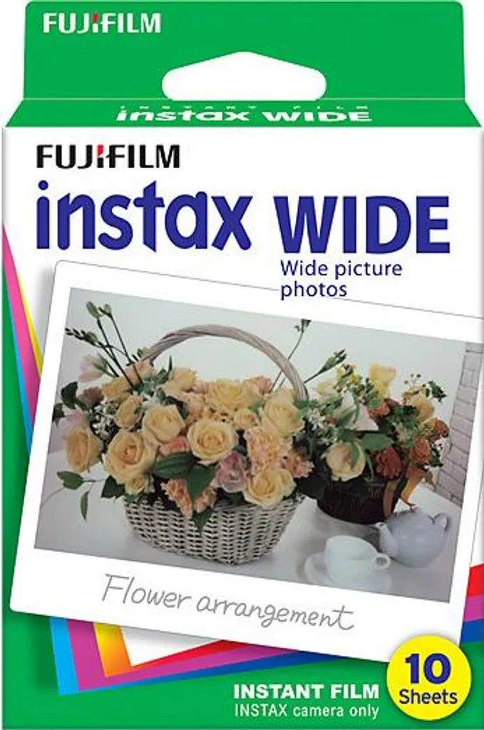 FUJIFILM Instax WIDE Film 10 Esposizioni | Pellicola Originale Fujifilm