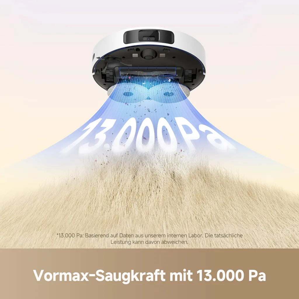 Robot Dreame L10s Pro Gen3 13000Pa DuoScrub-Mop et Batterie 5200mAh Blanc