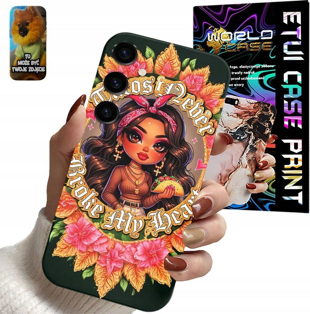 Fall Samsung Galaxy S24 Puppe Super Muster + Glas