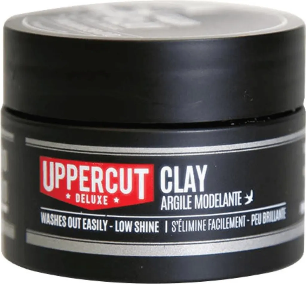 Argile Uppercut Deluxe Clay forte tenue fini mat naturel format 25 g