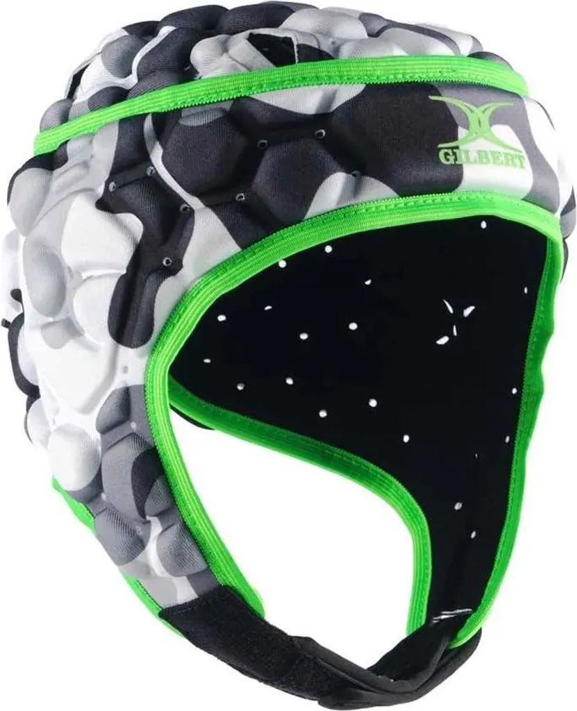 Casque de rugby Gilbert XP 250 Vert M anti-chocs et plaquage