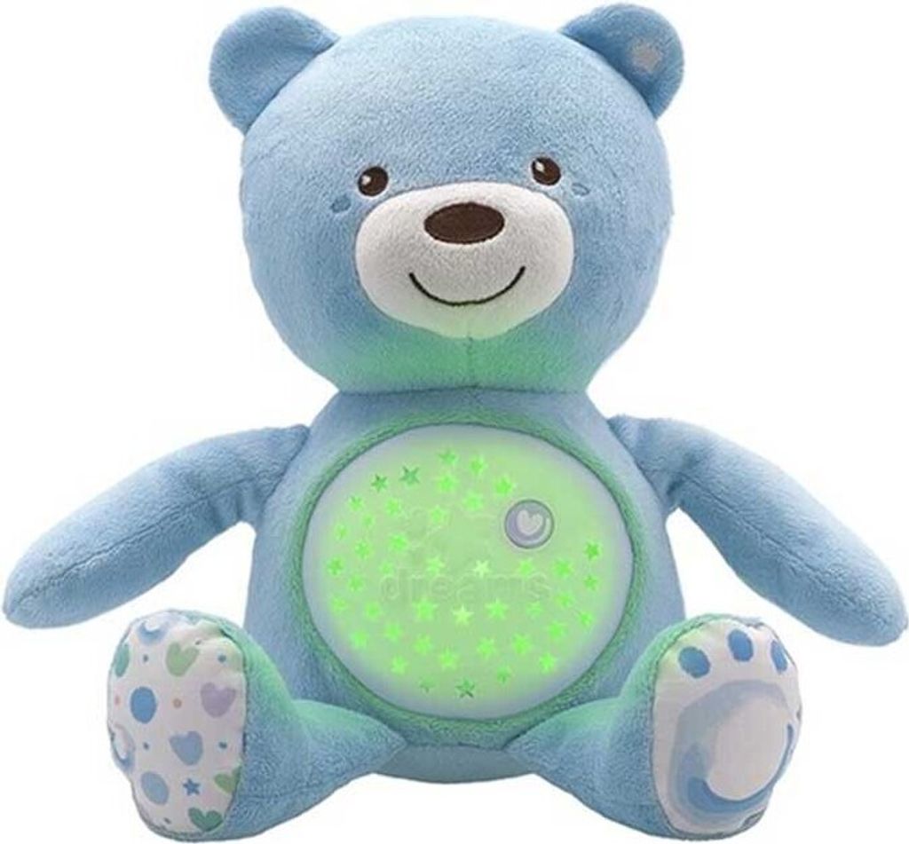 peluche proiettore Baby Bear First Dreams27 cm blu Peluches