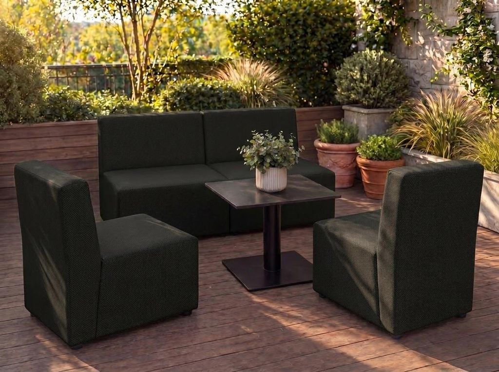 Garten Lounge Set GOLD – Outdoor Möbel Set mit Sofa, Produktbild 