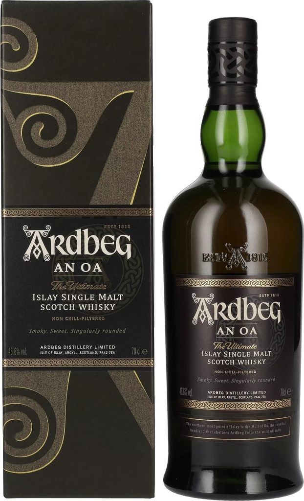 Ardbeg An Oa: El whisky escocés de malta único de Islay Imagen del producto 