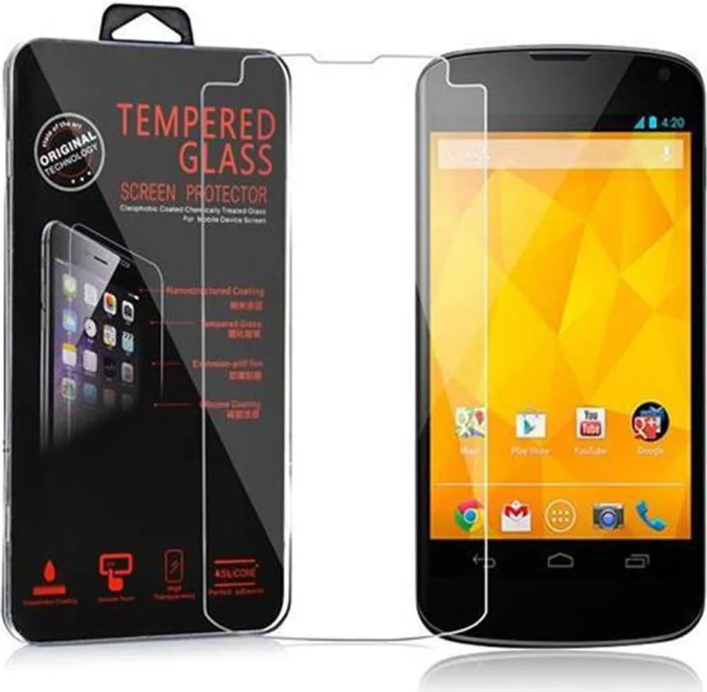 Cadorabo Protezione Display LG Google Nexus 4 Vetro Temperato 9H