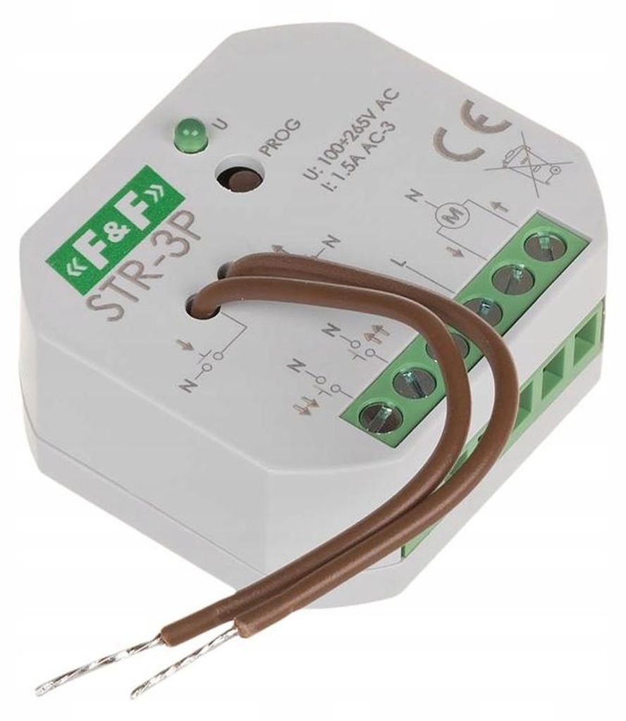 Rolladensteuerung Rolläden STR-3P 230V AC 320W F&F 7834 Produktbild 