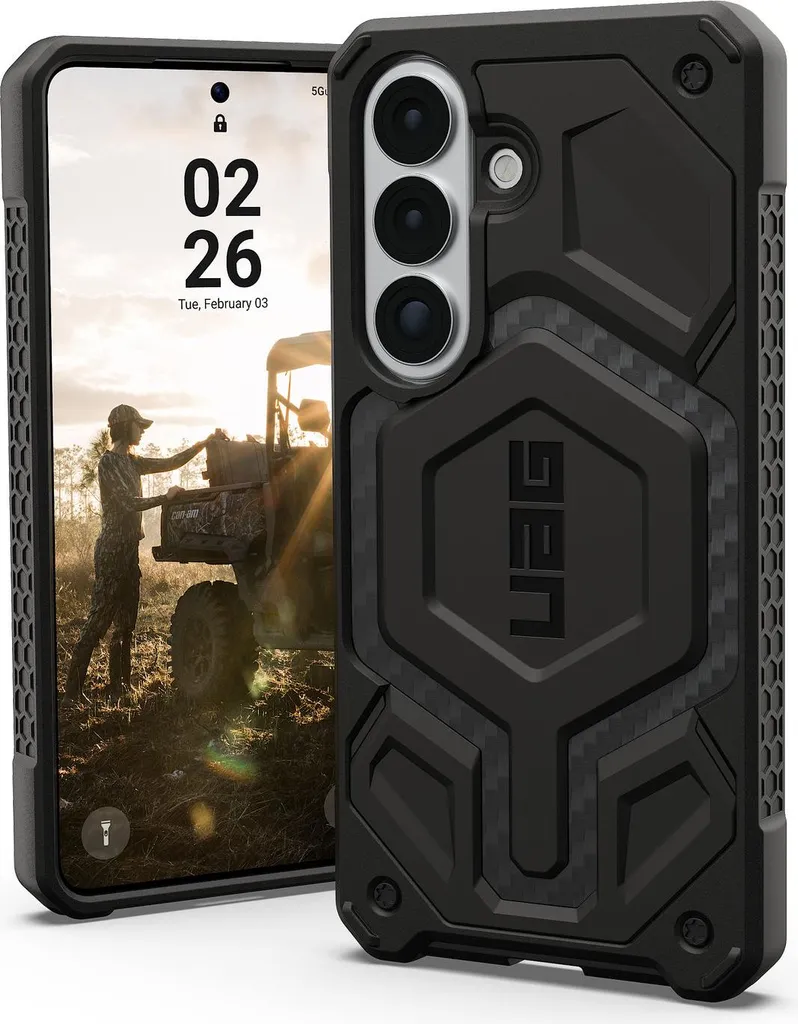 Étui Renforcé Samsung Galaxy S26 UAG Monarch Pro Carbone Ultra Robuste